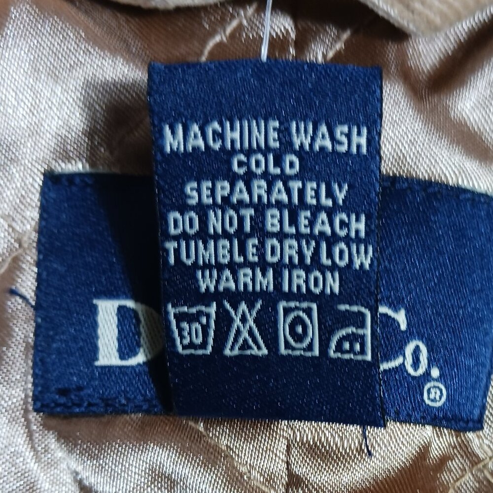Denim & Co. Women's Utility Jacket, Tan Corduroy, Size Large, Safari Barn Chore - Picture 15 of 15